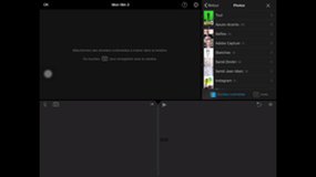 iPad : iMovie incrustation fond vert