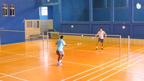 Singles rules-Badminton