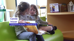 Une bibliothèque d'école