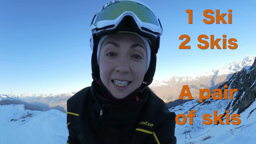 Anna tells about the equipment to go skiing