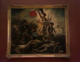 La liberté guidant le peuple (palette, arte)