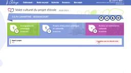 ADAGE - Renseigner un projet d'Education artistique et culturel