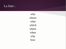 Teacher Talk - How to ask a question Part 5 - questions words
