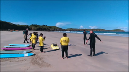 première séance de surf 2022
