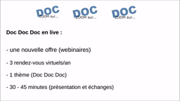 Doc Doc Doc en live spécial Rumeurs