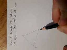 6ème - Angles - Tracer le triangle POM