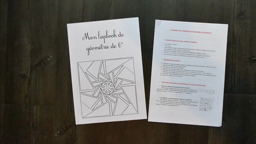 Consignes pour le montage du lapbook de géométrie 6e