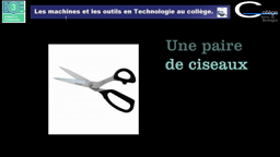 Les outils et machines en Technologie au collège 6ème