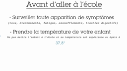 Retour à l'école JLE- Mode d'emploi 
