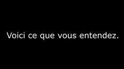 Vous décrochez le combiné.