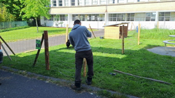 Eco-paturage au lycée Dupuy de Lôme