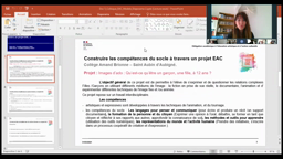 Colloque EAC - 31/03/21 - Atelier 8 - Construire les compétences du socle à travers un projet EAC