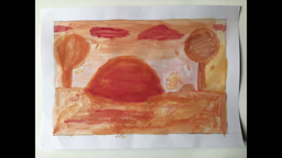 Toute ma feuille est orange
