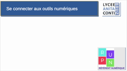 connexion outils numériques