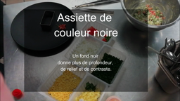 Dressage à l'assiette - Tutoriel 3