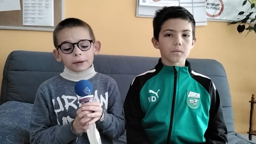 Erwan et Mewen classe de neige