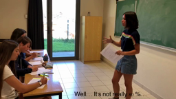 Caves formation - Scientific Lesson given by students in European Section 