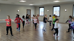 première séance de danse
