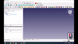 Fixation servomoteur Freecad v0.19