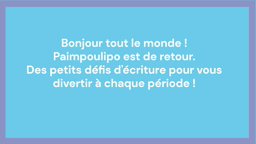 Paimpoulipo 2025-2026 Abécédaire
