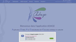 Monter son projet EAC avec ADAGE - 1er degré