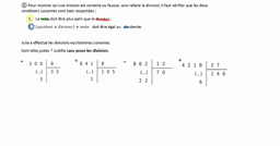 Corrigé exercice 5 - Division euclidienne
