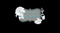 présentation du symbole des trois lotus