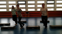 Entraînement step lea et felicie