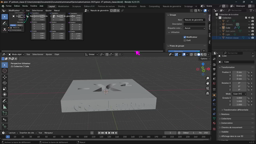 Nettoyage du fichier Blender et export au format stl
