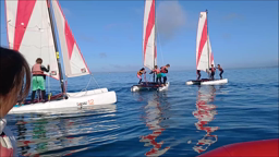 1 er octobre groupe des filles catamaran