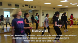 Making off et remerciements
