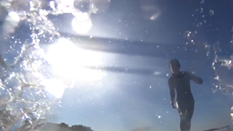 pratique du skimboard (Projet baie d'Audierne en long, en large et en surf 2015)