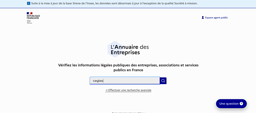 Annuaire des entreprises