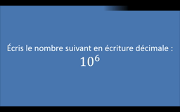 034 - Puissances de 10 et exposants négatifs