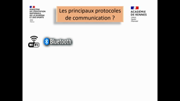 Différents protocoles de communication
