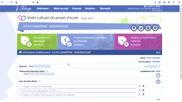 ADAGE - Renseigner des enseignements artistiques et saisir une classe