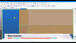 Topsolid: exercice 5 réalisation d'un dessus alaisé