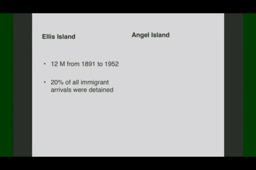comparison Ellis Island  and Angel Island