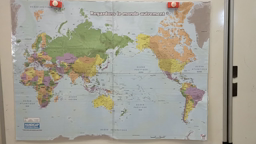 Carte monde - repérage Russie 