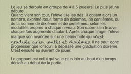 La course aux dixièmes