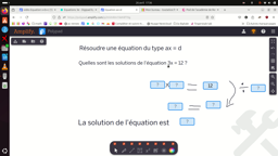 resolution equation ax=d