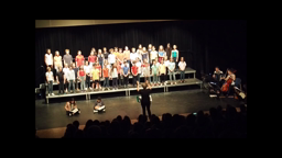 les enfants d'Elven chantent Julien Joubert