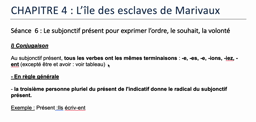 S6 Le subjonctif