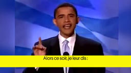 Discours B Obama