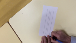 écriture lettre "r"