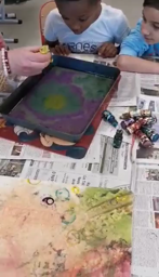 Papier marbré 