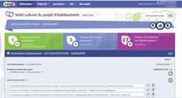 Statistiques Adage de votre établissement