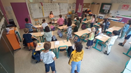 Pause active des CE1 du Questel 2024-2025