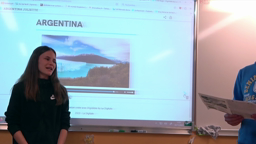 Programa de tele-Argentina Léane-