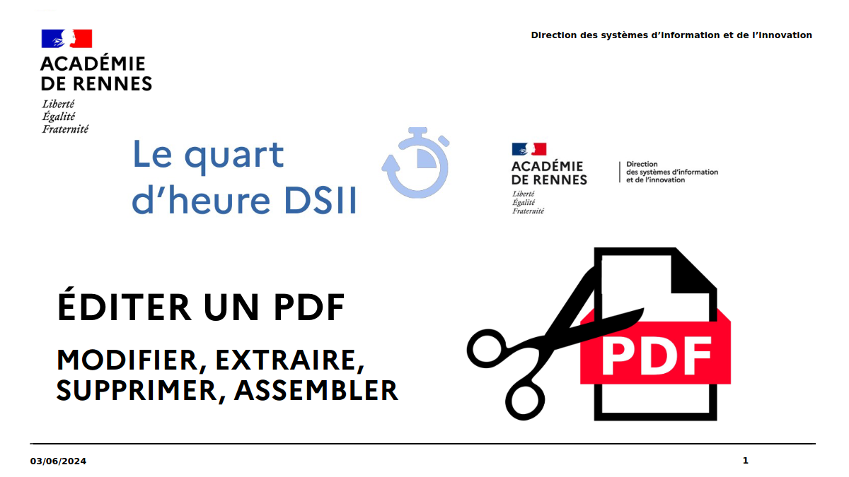 Éditer un pdf : extraire, supprimer, assembler, modifier [1/4h DSII]